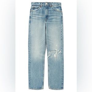 Re/Done 70s straight worn medium raf Denim size 28